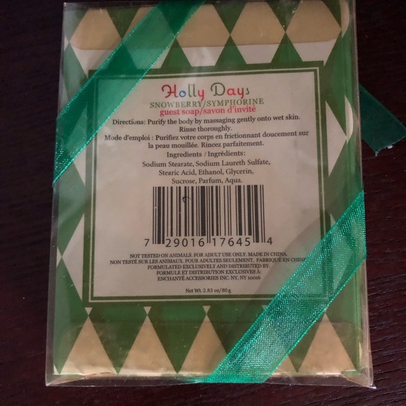 Lot of 3 Holly Days Soap “Snowberry” - Picture 2 of 2
